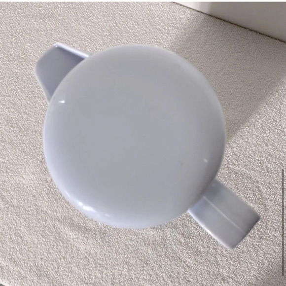 Vintage White Blue Country Goose Ribbon Geese Insulated Thermal Carafe - Picture 6 of 13